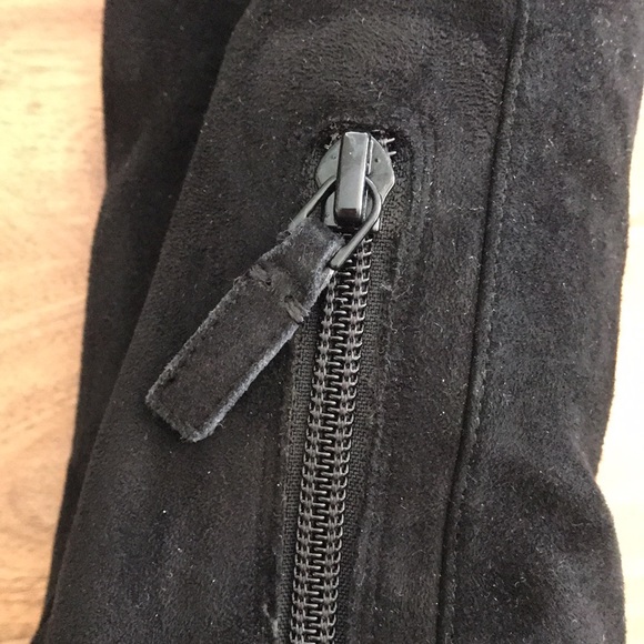 Host Pick ❤️ Cole Haan Black Suede Over the Knee Boots Size 7 - Picture 6 of 16